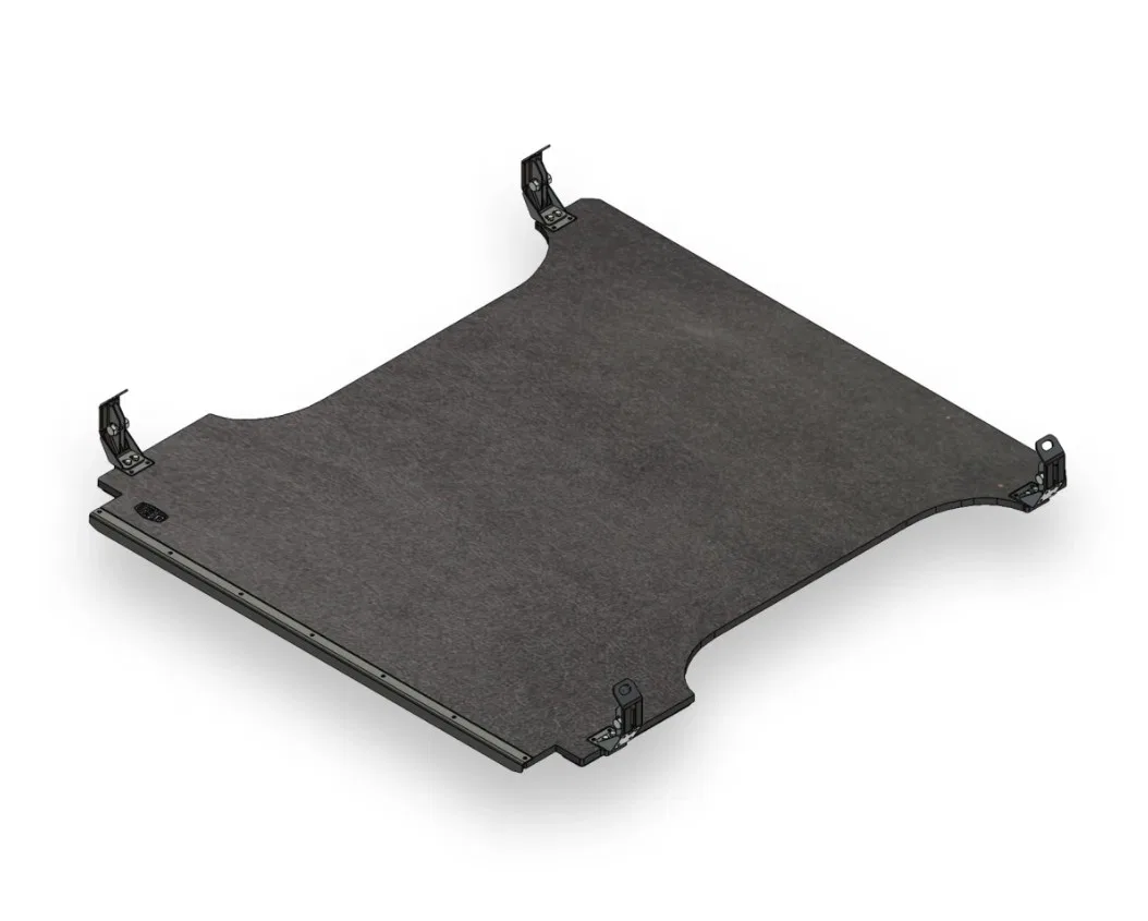 RA1619-EMU1-L – LEGEND FLEET Bed Liner, Drop-In Under Bed Rail Black Matte Textured Steel